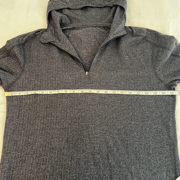 Lululemon men’s herringbone quarter zip hoodie M - Picture 7 of 9